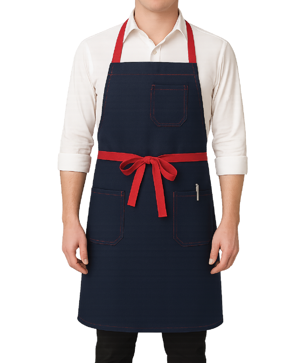 AA8049 Chef Apron | Areté Culinary Apparel